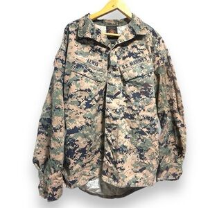 U.S. Marine Corps USMC MARPAT Digital Combat Jacket Woodland Size Medium Regular